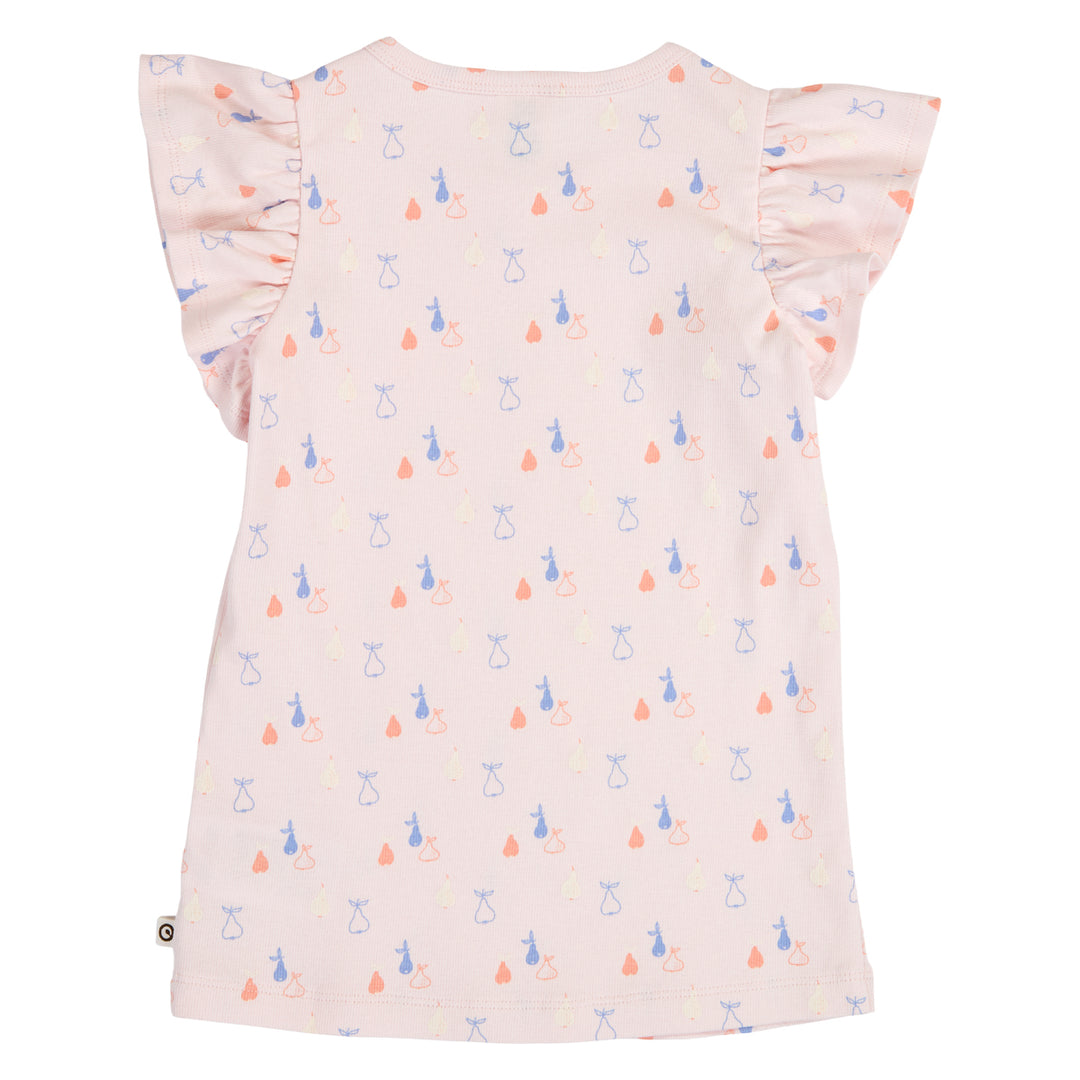 müsli PICNIC RIB frill top S_S Tee Primrose/ Shell blue/ Tofu 690000304
