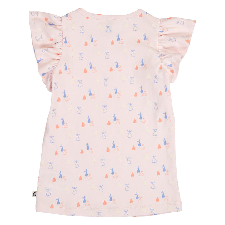 müsli PICNIC RIB frill top S_S Tee Primrose/ Shell blue/ Tofu 690000304
