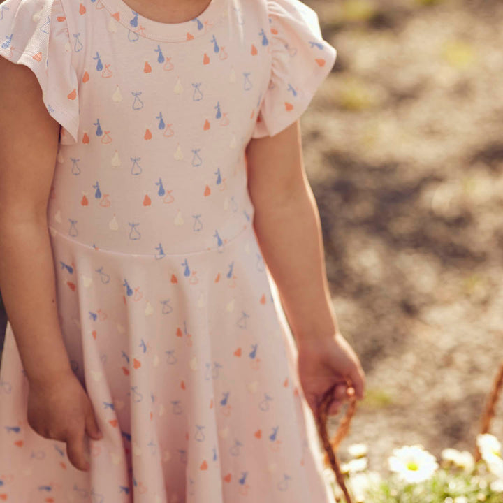 müsli PICNIC RIB swing dress Dress Primrose/ Shell blue/ Tofu 690000304