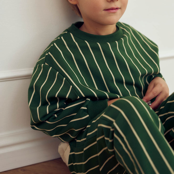 müsli PINSTRIPE sweat pants Pants Green gables/ Oak 690000266