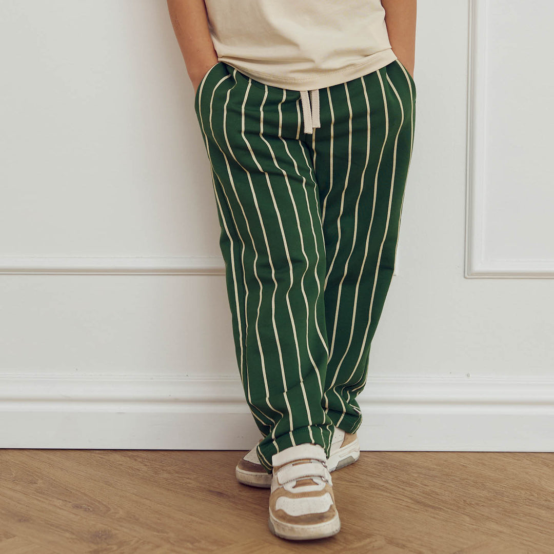 müsli PINSTRIPE sweat pants Pants Green gables/ Oak 690000266