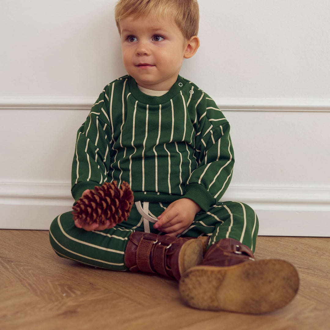 müsli PINSTRIPE sweatpants Pants Green gables/ Oak 690000266