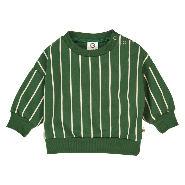 müsli PINSTRIPE sweatshirt L_S Tee Green gables/ Oak 690000266