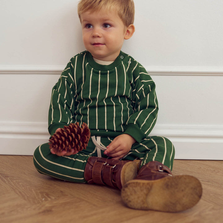 müsli PINSTRIPE sweatshirt L_S Tee Green gables/ Oak 690000266