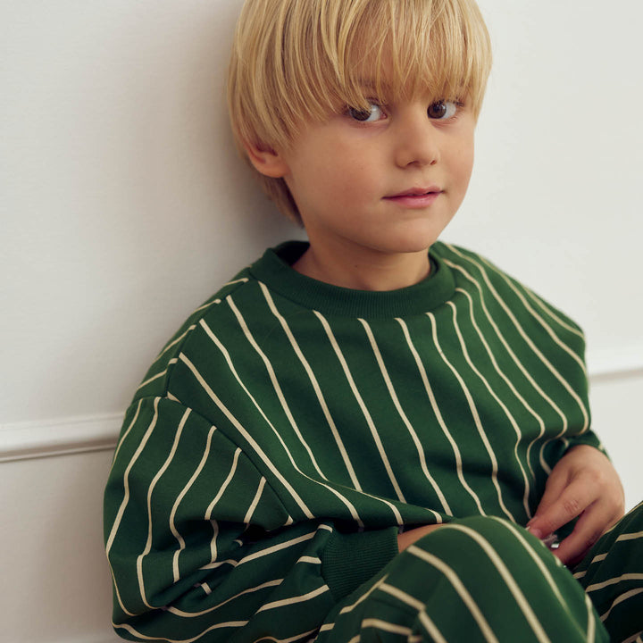 müsli PINSTRIPE sweatshirt L_S Tee Green gables/ Oak 690000266
