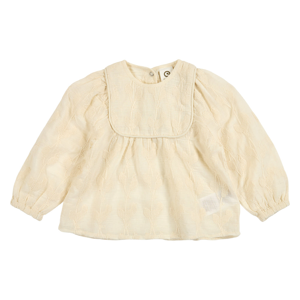 müsli POETRY wide fit top L_S Tee Natural 774000002