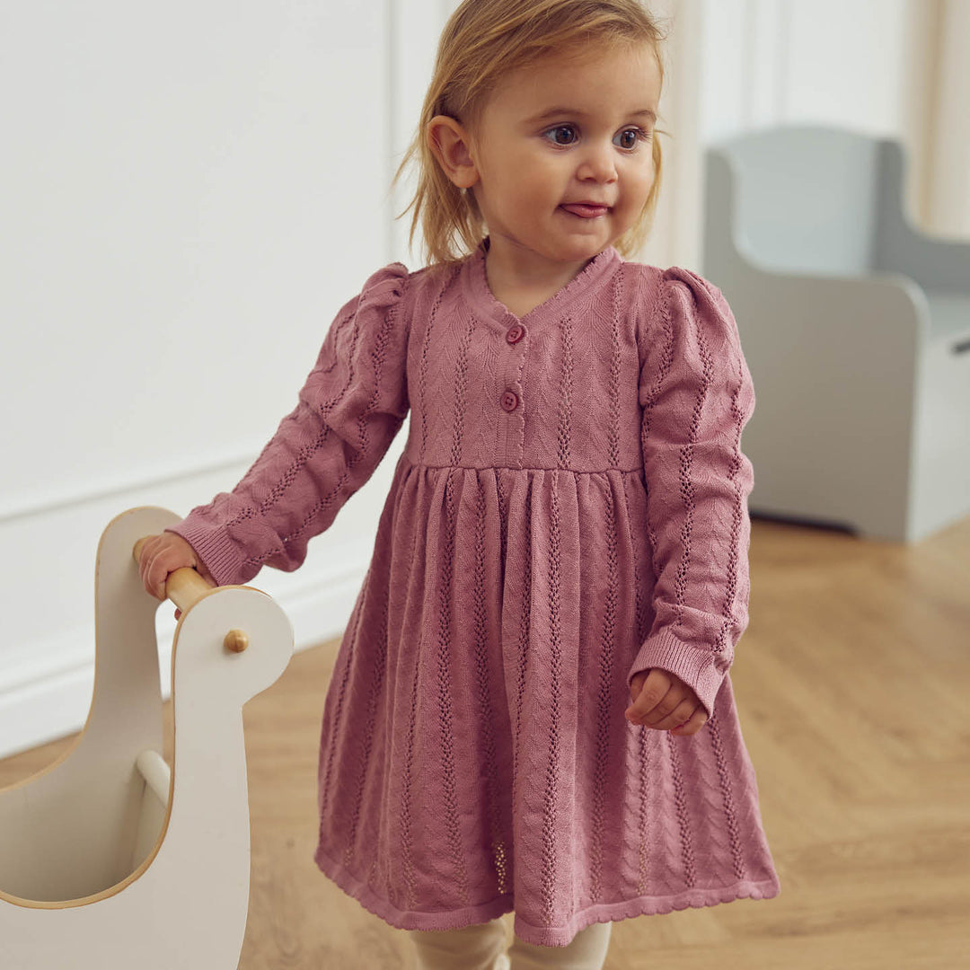 müsli POINTELLE KNIT dress Dress Nostalgia Rose 017151200