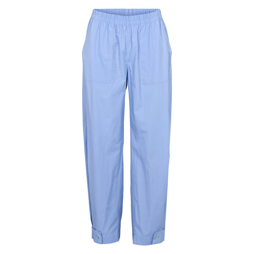 Conservandum POPLIN button pants Pants Shell blue 016392901