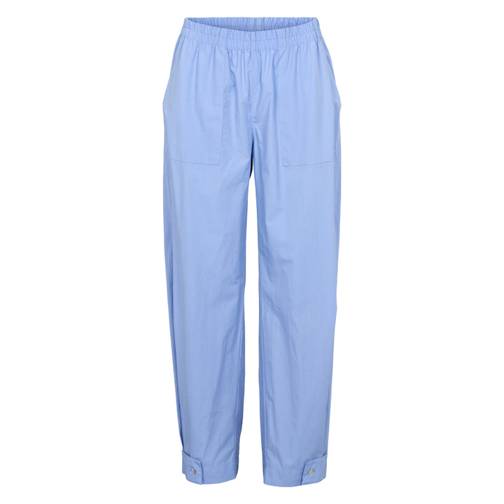 Conservandum POPLIN button pants Pants Shell blue 016392901
