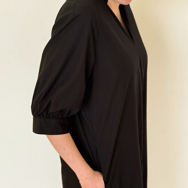 Conservandum POPLIN dress Dress Black 019400706