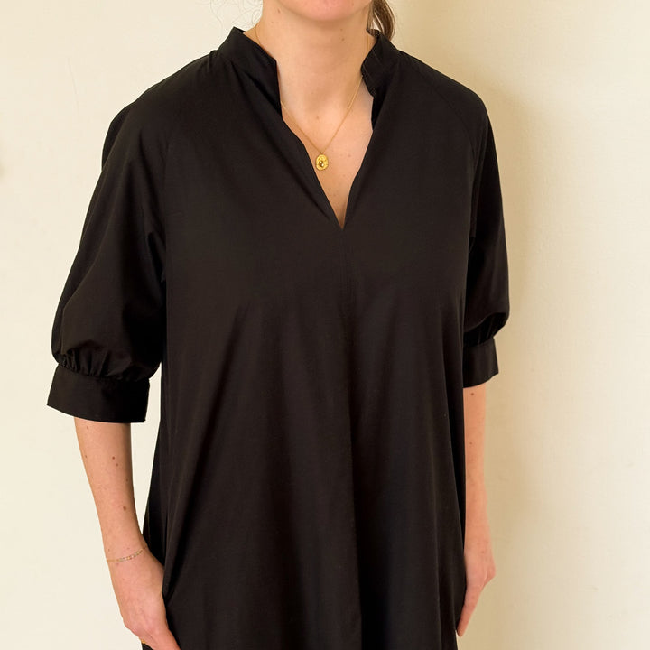 Conservandum POPLIN dress Dress Black 019400706