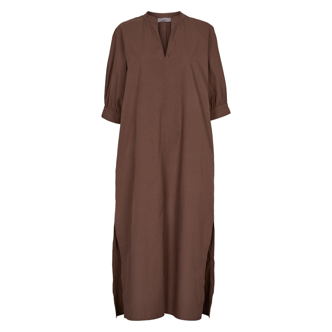 Conservandum POPLIN dress Dress French Roast 019101200