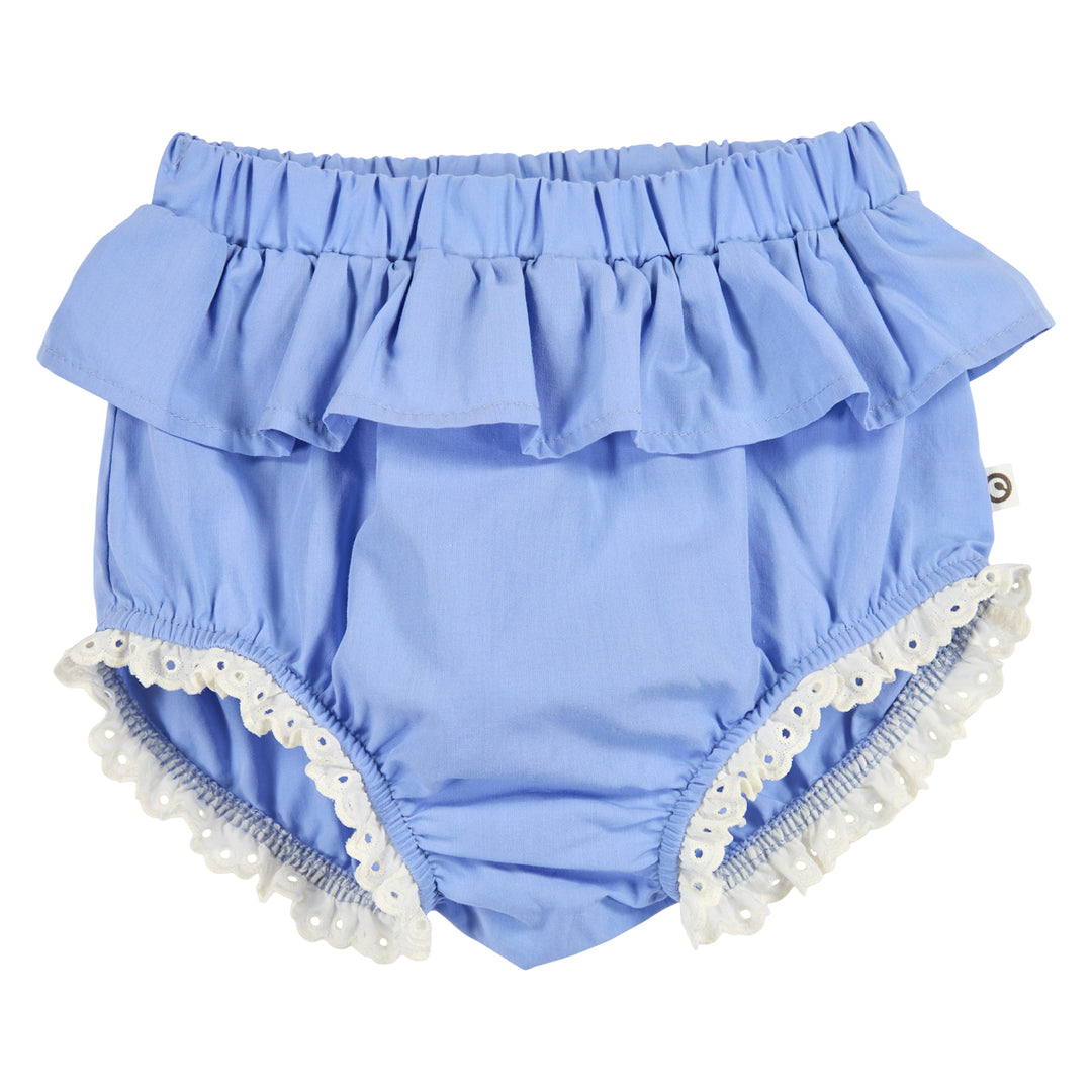 müsli POPLIN frill bloomers Pants Shell blue 016392901