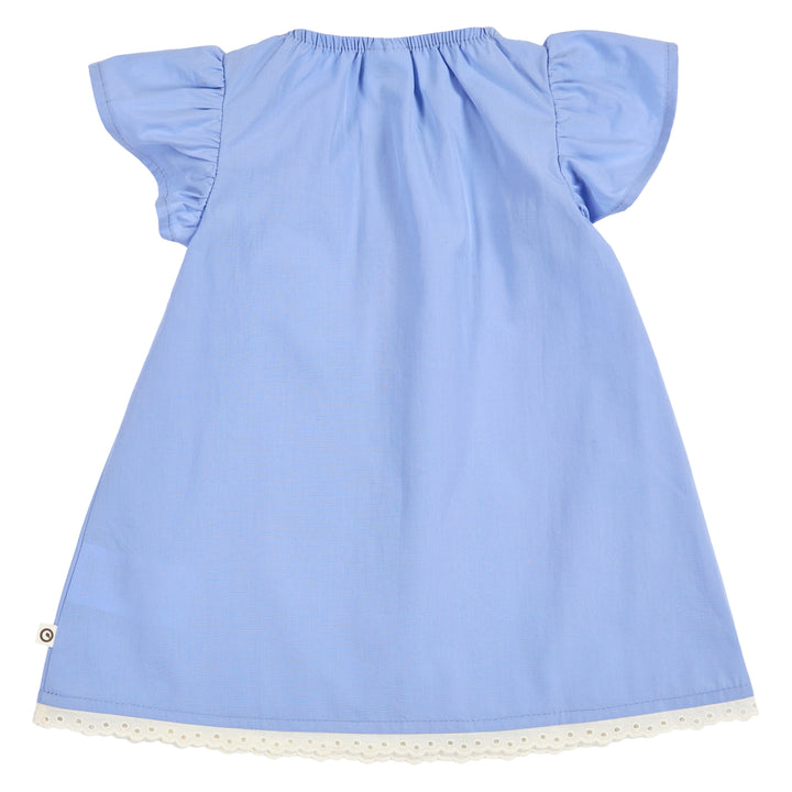 müsli POPLIN frill dress Dress Shell blue 016392901