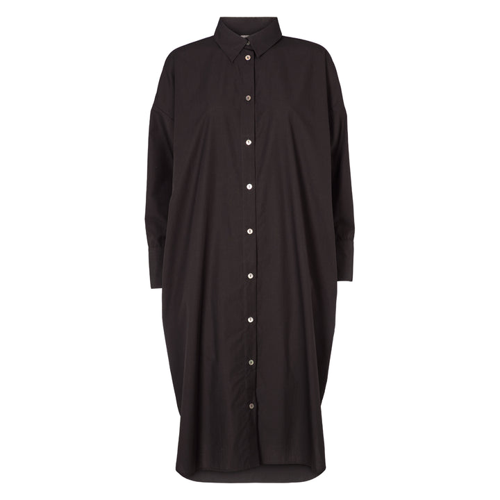 Conservandum POPLIN shirt dress Dress Black 019400706