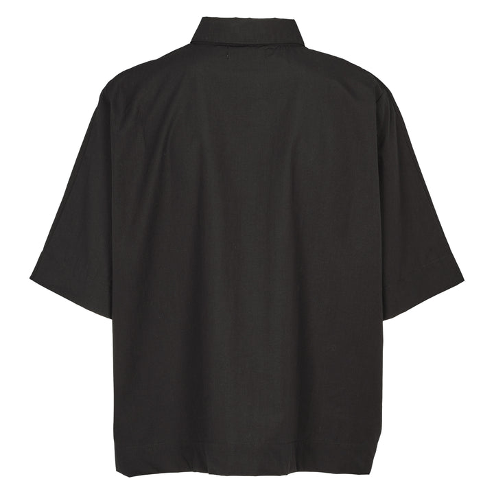 Conservandum POPLIN short shirt S_S Tee Black 019400706
