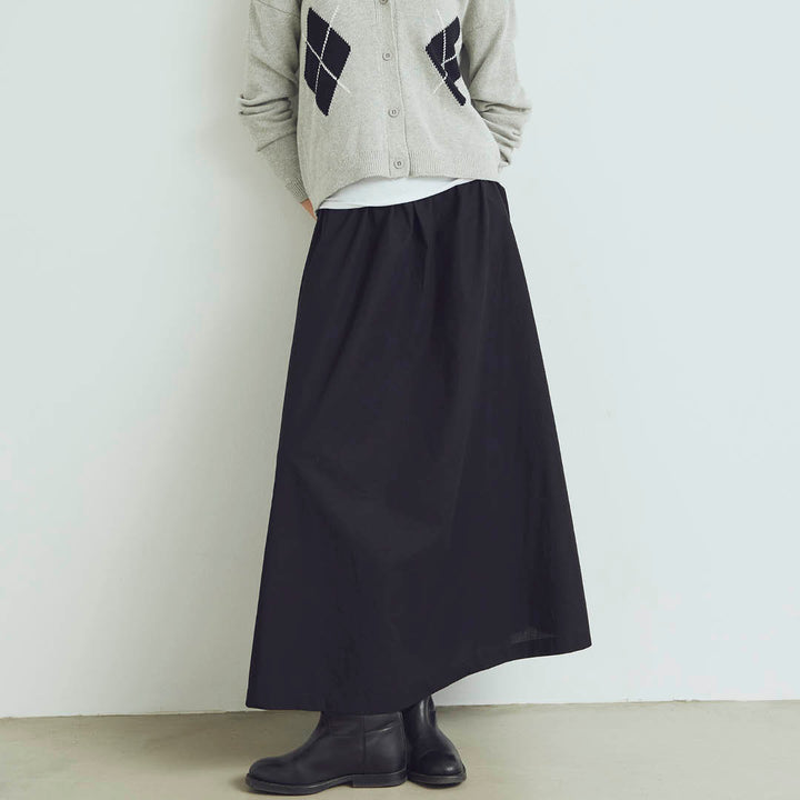 Conservandum POPLIN skirt Skirts Black 019400706