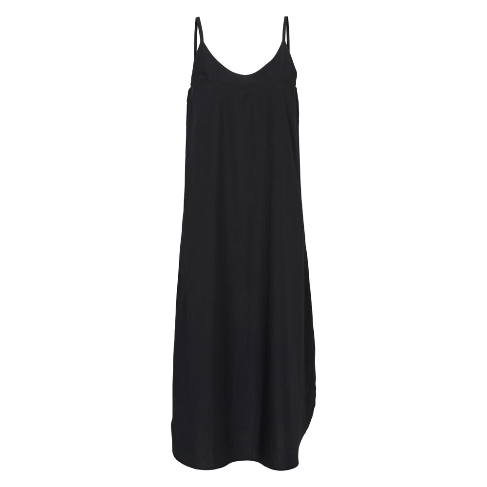 Conservandum POPLIN strap dress Dress Black 019400706