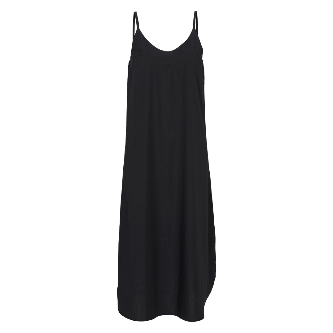 Conservandum POPLIN strap dress Dress Black 019400706