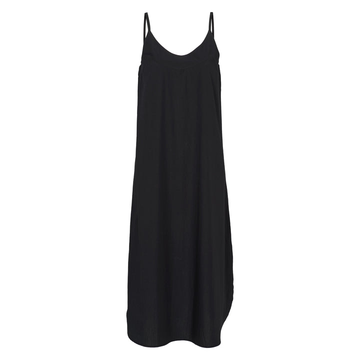 Conservandum POPLIN strap dress Dress Black 019400706