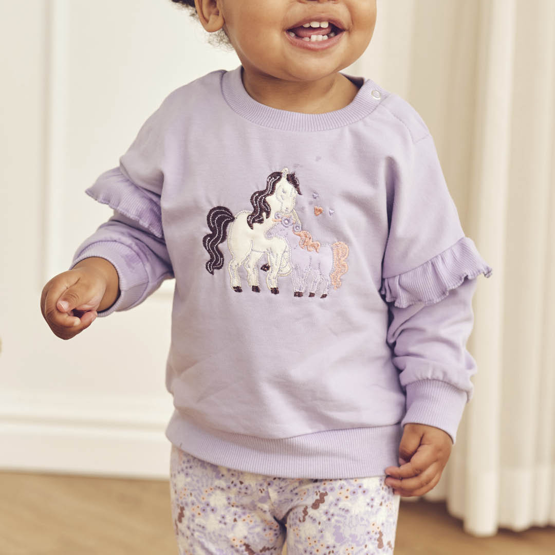 müsli PRAIRIE sweatshirt with horses L_S Tee Dream 016361501