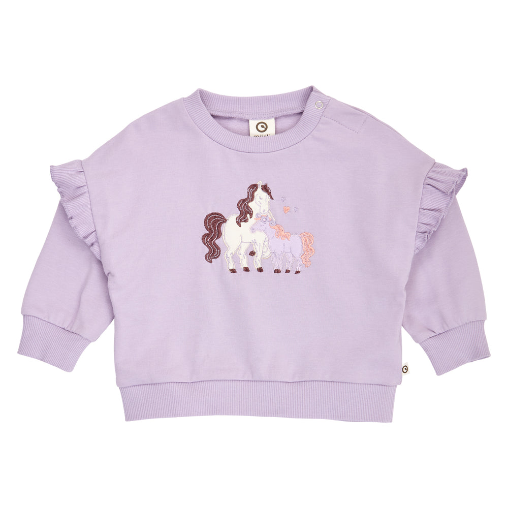 müsli PRAIRIE sweatshirt with horses L_S Tee Dream 016361501