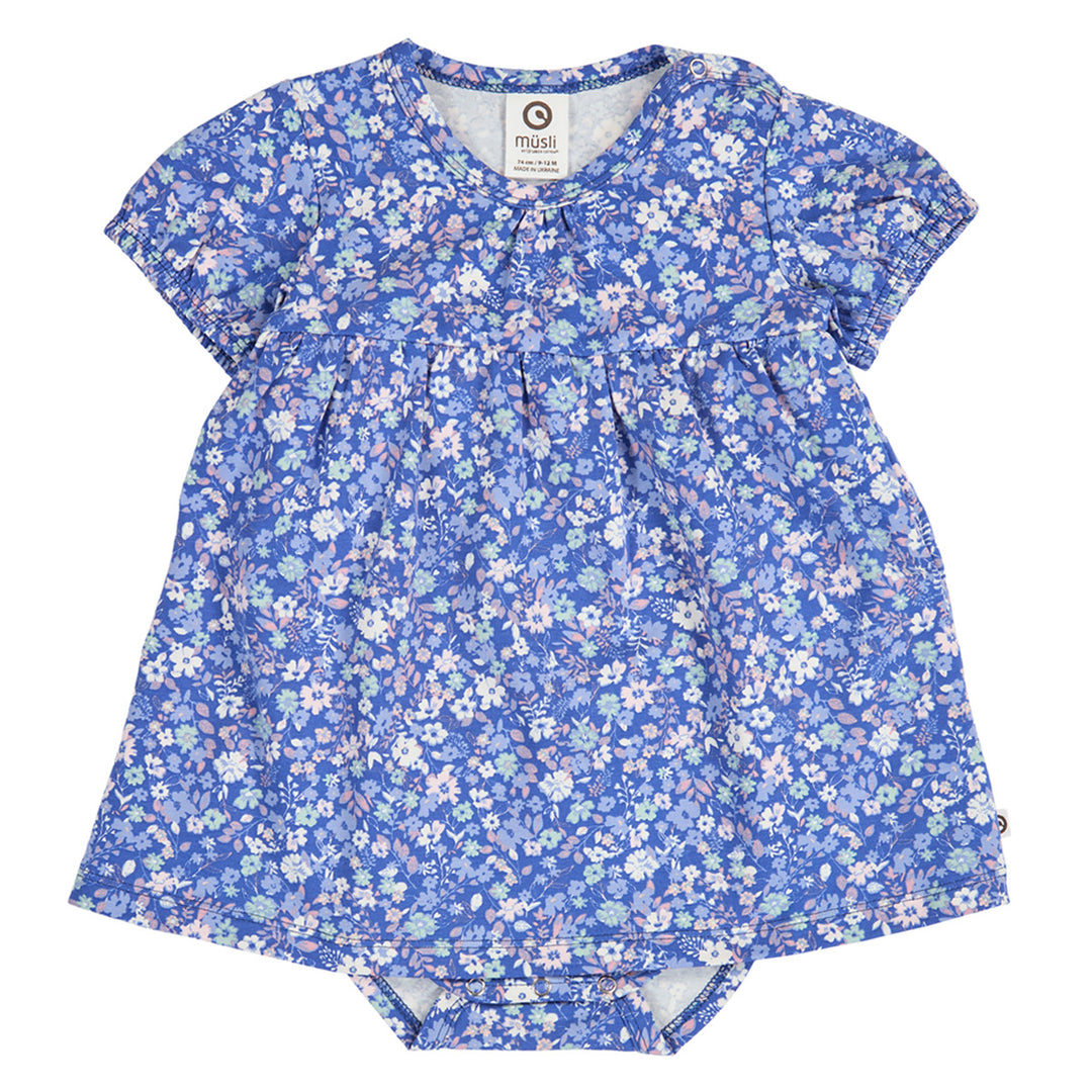 müsli PRIMROSE floral dress body Bodystockings Azure blue/ Nectar/ Tofu 690000307