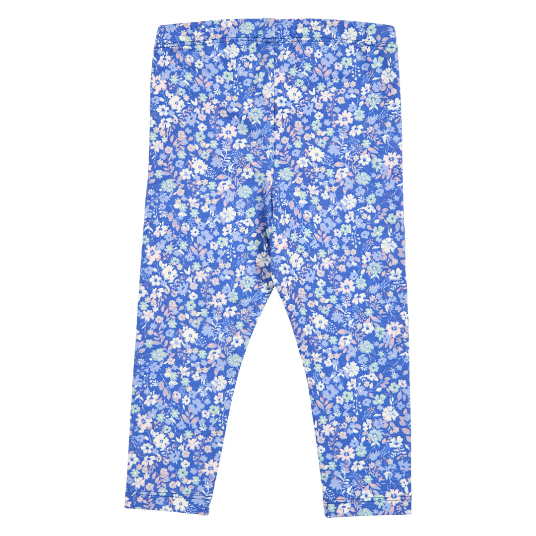 müsli PRIMROSE floral leggings Leggings Azure blue/ Nectar/ Tofu 690000307