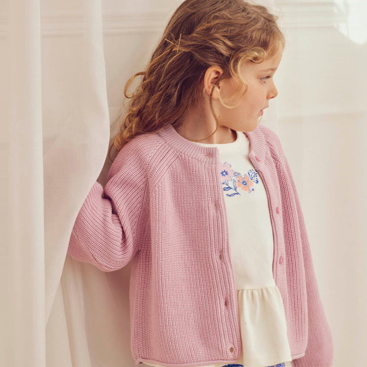müsli PRIMROSE knitted raglan cardigan L_S Tee Nectar 014230502