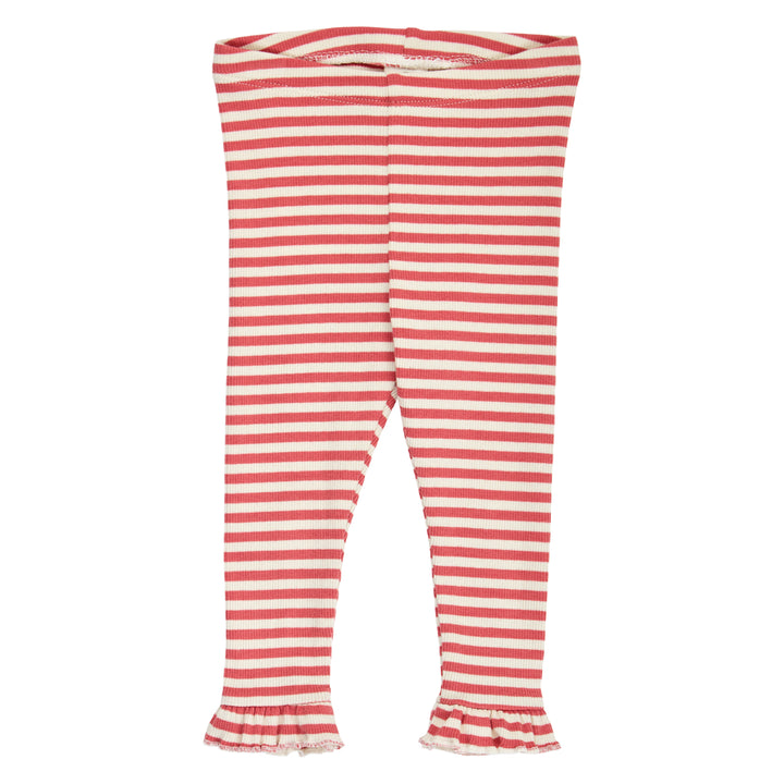 müsli RIB STRIPE frill leggings Leggings Mineral red/ Tofu 690000312