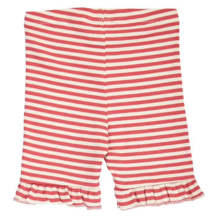 müsli RIB STRIPE frill tights Leggings Mineral red/ Tofu 690000312