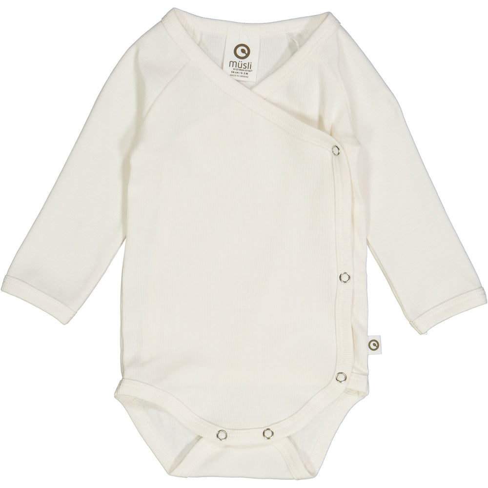 müsli RIB body with cross closure Bodystockings Balsam cream 011100100