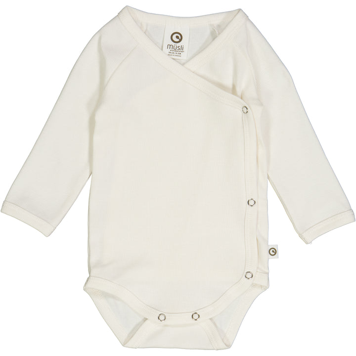 müsli RIB body with cross closure Bodystockings Balsam cream 011100100