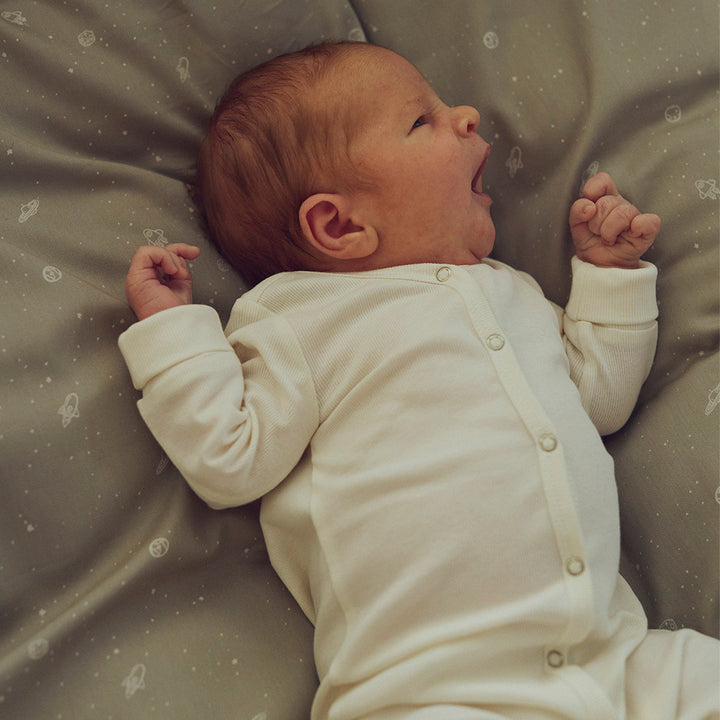 müsli RIB bodysuit with feet Bodystockings Balsam cream 011100100