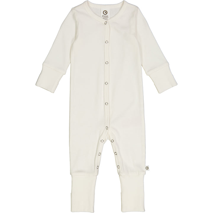 müsli RIB bodysuit with feet Bodystockings Balsam cream 011100100