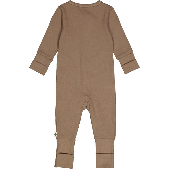 müsli RIB bodysuit with feet Bodystockings Walnut 017080802