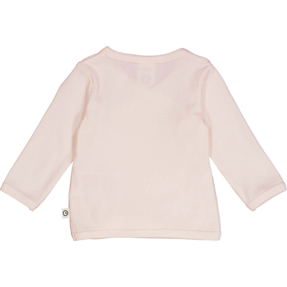 müsli RIB cardigan with cross closure L_S Tee Nightingale 014380306