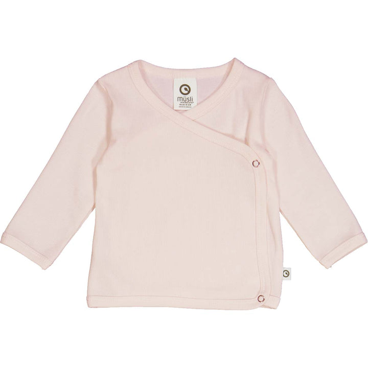 müsli RIB cardigan with cross closure L_S Tee Nightingale 014380306