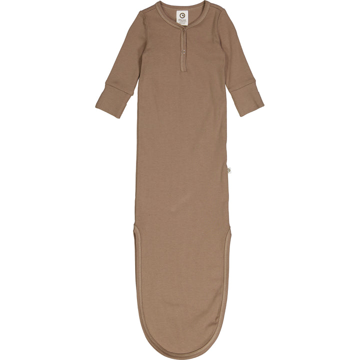 müsli RIB knot gown Bodystockings Walnut 017080802