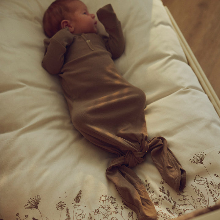 müsli RIB knot gown Bodystockings Walnut 017080802