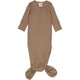 müsli RIB knot gown Bodystockings Walnut 017080802