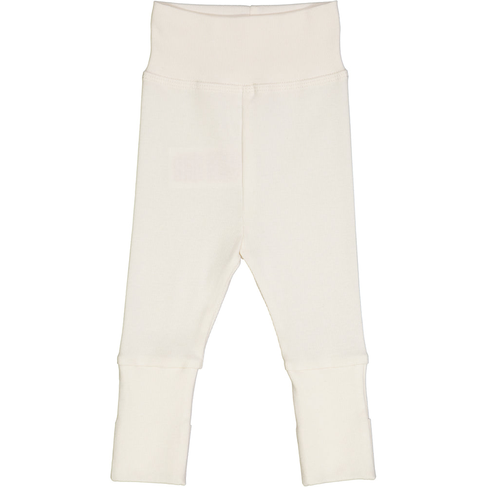 müsli RIB pants with foldable feet Pants Balsam cream 011100100