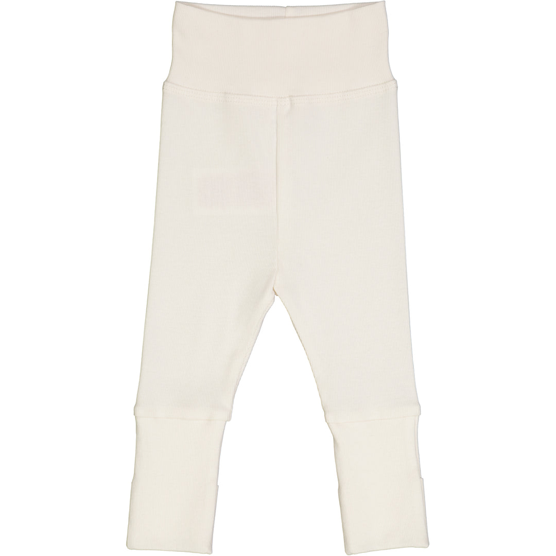 müsli RIB pants with foldable feet Pants Balsam cream 011100100