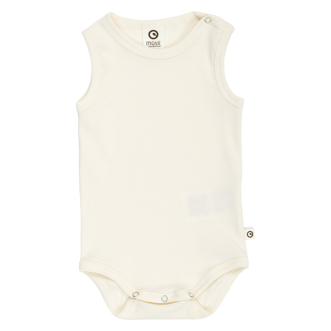 müsli RIB sleeveless body Bodystockings Balsam cream 011100100