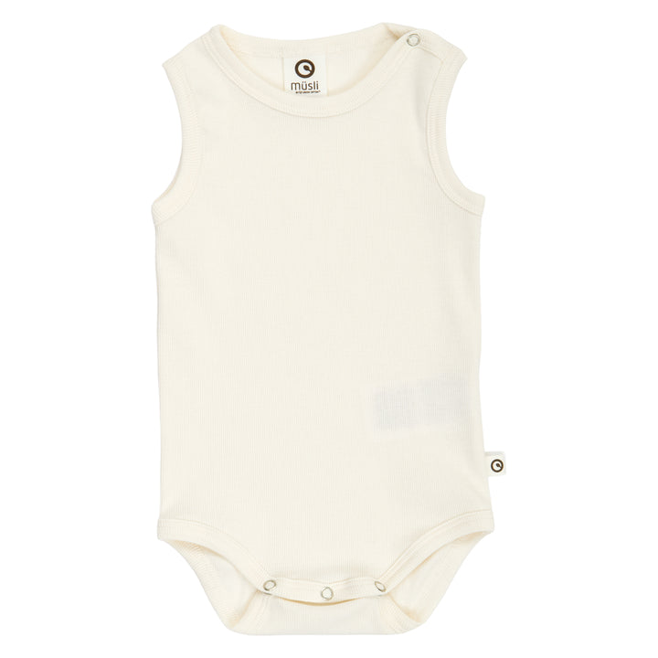 müsli RIB sleeveless body Bodystockings Balsam cream 011100100