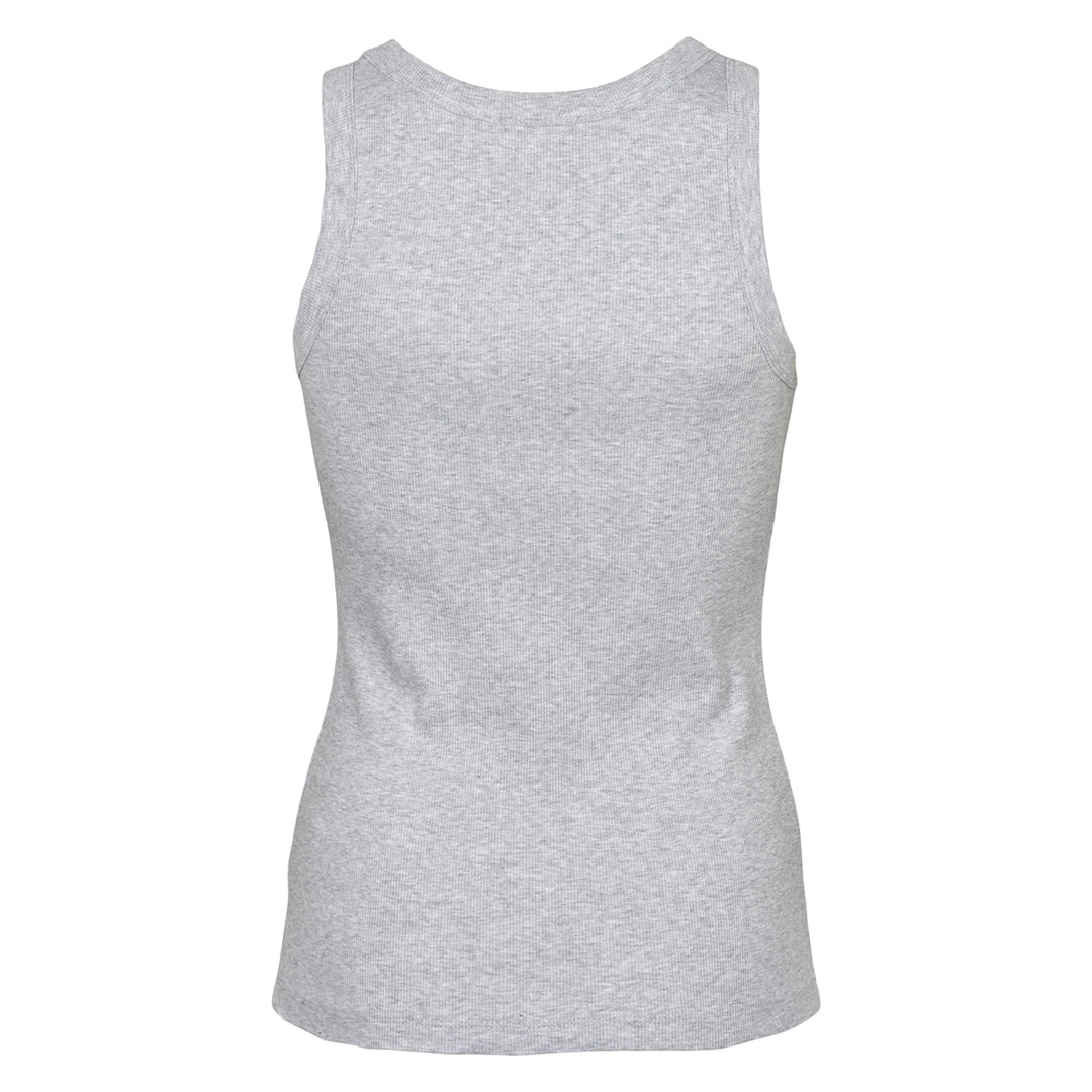 Conservandum RIB tank top S_S Tee Pale greymarl 207670000