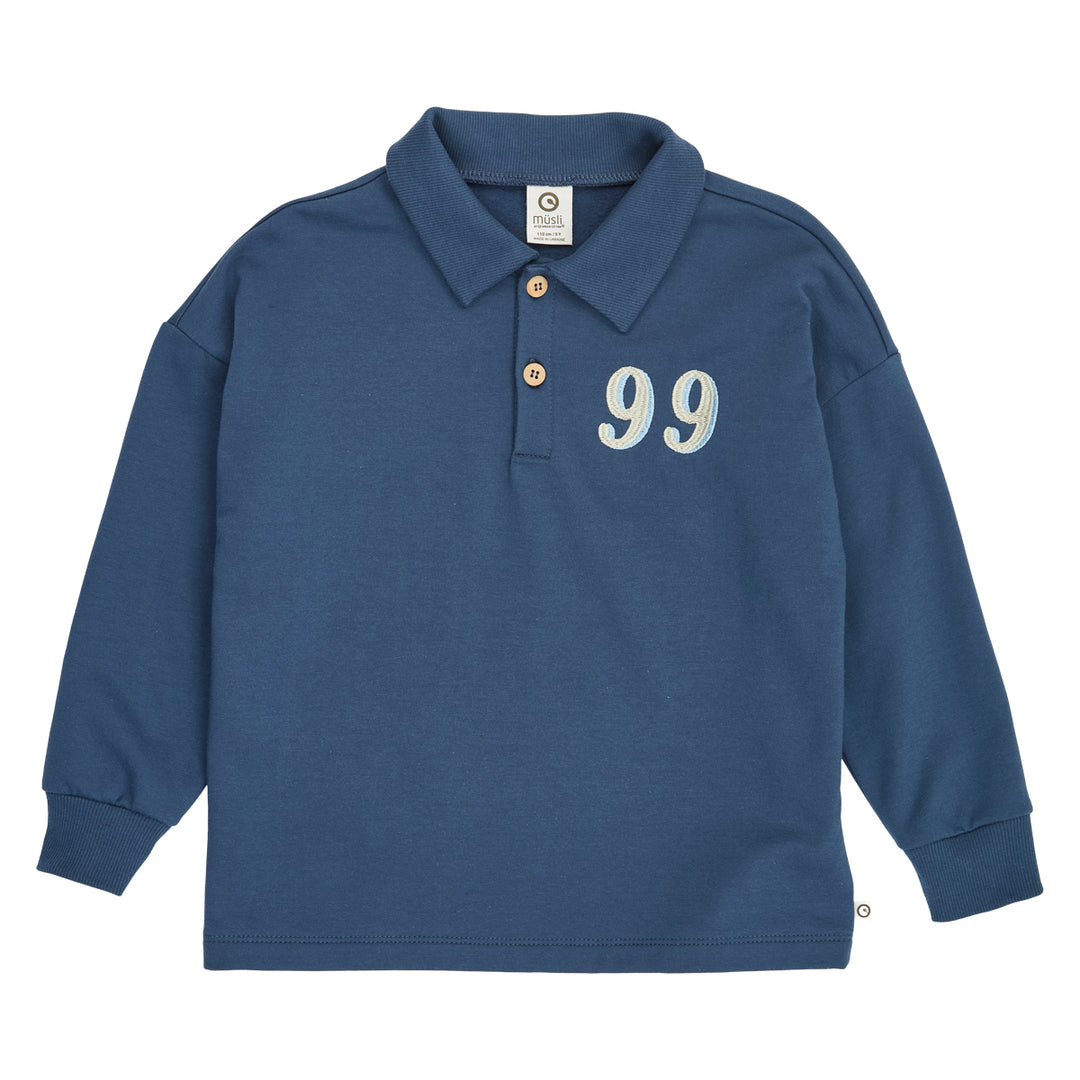 müsli Racing Sweat L/S Polo L_S Tee Navy 019403101