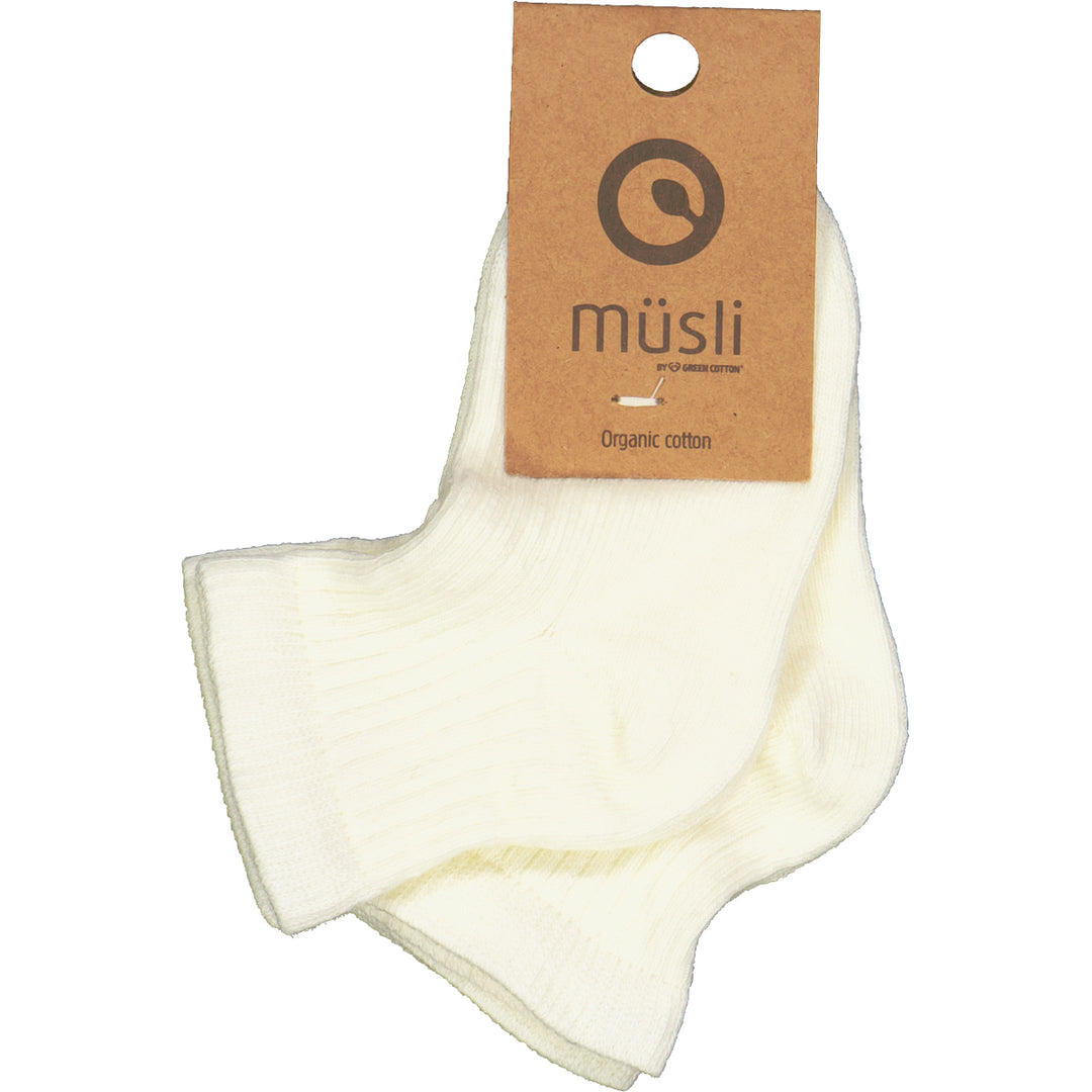 müsli Rib socks 2-pack Socks Ecru 011011003