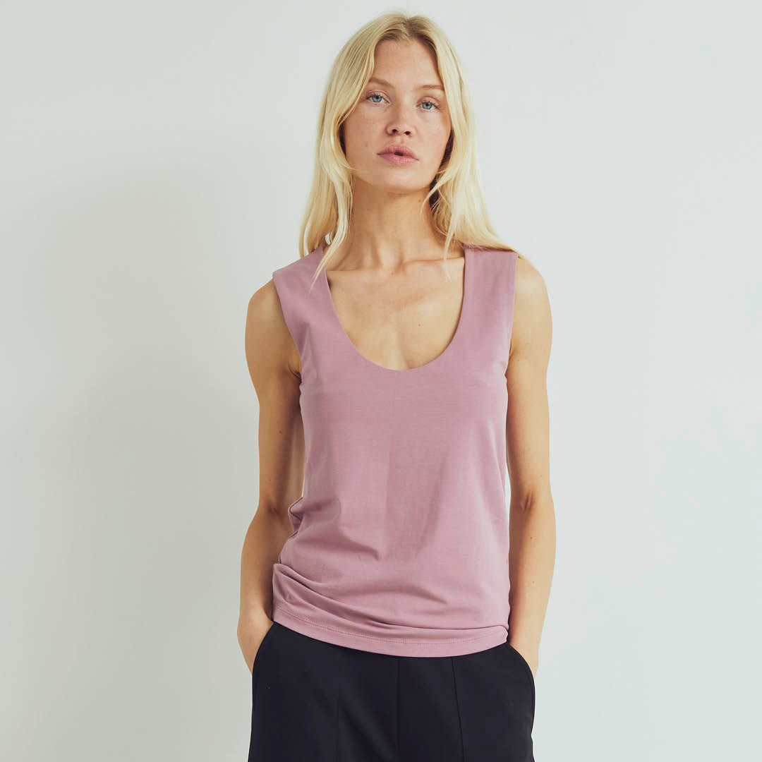 Conservandum SCOOP NECK top S_S Tee Nostalgia Rose 017151200