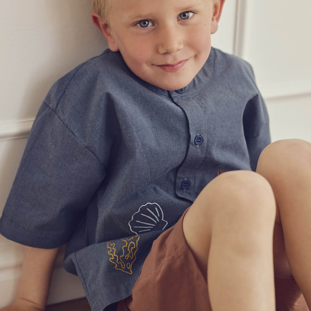 müsli SEA chambray shirt S_S Tee Chambray 563018901